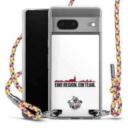 New Carry Case Transparent Stoff colourful/silber