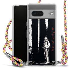 New Carry Case Transparent Stoff colourful/silber