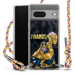 New Carry Case Transparent Stoff colourful/silber