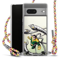 New Carry Case Transparent Stoff colourful/silber