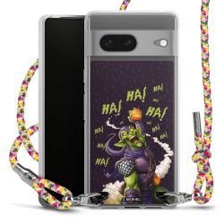 New Carry Case Transparent Stoff colourful/silber