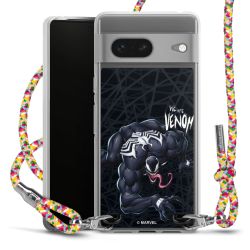 New Carry Case Transparent Stoff colourful/silber