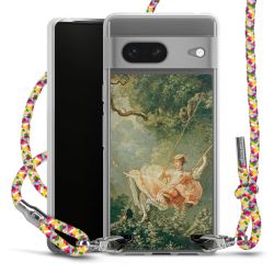 New Carry Case Transparent Stoff colourful/silber