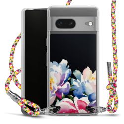 New Carry Case Transparent Stoff colourful/silber