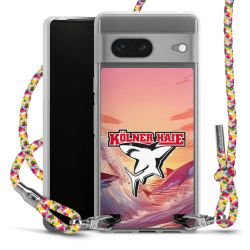 New Carry Case Transparent Stoff colourful/silber