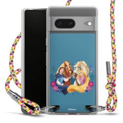 New Carry Case Transparent Stoff colourful/silber