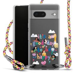 New Carry Case Transparent Stoff colourful/silber