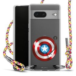 New Carry Case Transparent Stoff colourful/silber