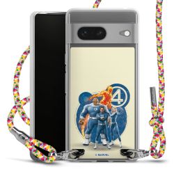 New Carry Case Transparent Stoff colourful/silber