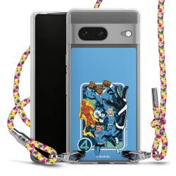 New Carry Case Transparent Stoff colourful/silber