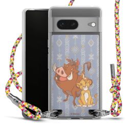 New Carry Case Transparent Stoff colourful/silber