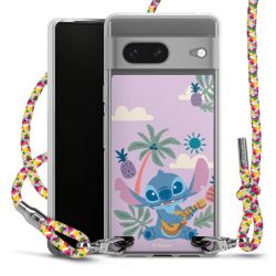 New Carry Case Transparent Stoff colourful/silber