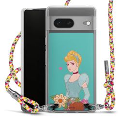 New Carry Case Transparent Stoff colourful/silber