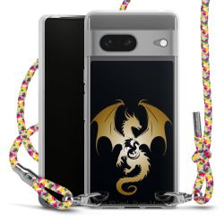 New Carry Case Transparent Stoff colourful/silber