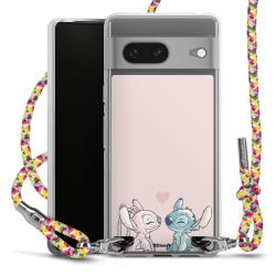 New Carry Case Transparent Stoff colourful/silber