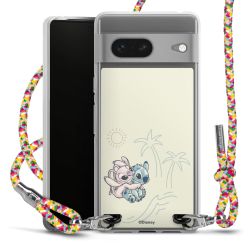 New Carry Case Transparent Stoff colourful/silber