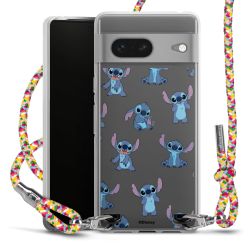 New Carry Case Transparent Stoff colourful/silber