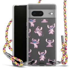 New Carry Case Transparent Stoff colourful/silber