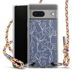 New Carry Case Transparent Stoff colourful/silber