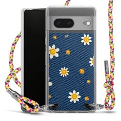 New Carry Case Transparent Stoff colourful/silber