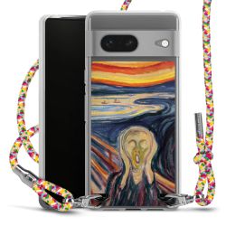 New Carry Case Transparent Stoff colourful/silber