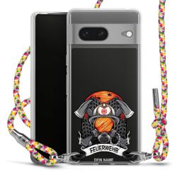 New Carry Case Transparent Stoff colourful/silber