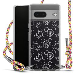 New Carry Case Transparent Stoff colourful/silber