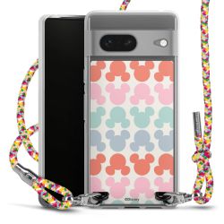 New Carry Case Transparent Stoff colourful/silber