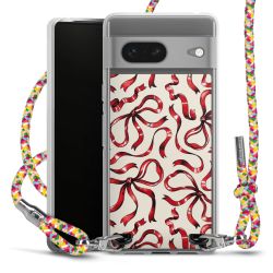 New Carry Case Transparent Stoff colourful/silber