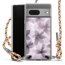 New Carry Case Transparent Stoff colourful/silber