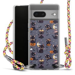 New Carry Case Transparent Stoff colourful/silber