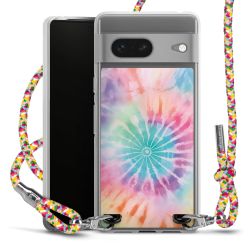 New Carry Case Transparent Stoff colourful/silber