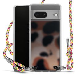 New Carry Case Transparent Stoff colourful/silber