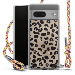 New Carry Case Transparent Stoff colourful/silber