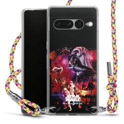 New Carry Case Transparent Stoff colourful/silber