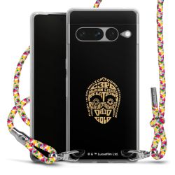 New Carry Case Transparent Stoff colourful/silber