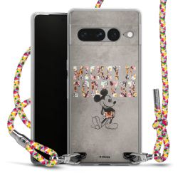 New Carry Case Transparent Stoff colourful/silber