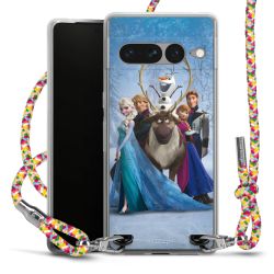 New Carry Case Transparent Stoff colourful/silber