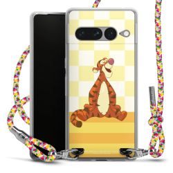 New Carry Case Transparent Stoff colourful/silber