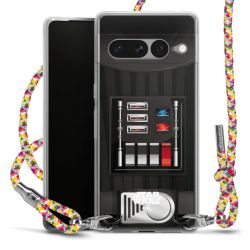 New Carry Case Transparent Stoff colourful/silber