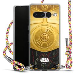 New Carry Case Transparent Stoff colourful/silber