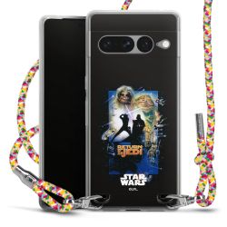 New Carry Case Transparent Stoff colourful/silber