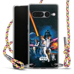 New Carry Case Transparent Stoff colourful/silber