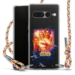 New Carry Case Transparent Stoff colourful/silber