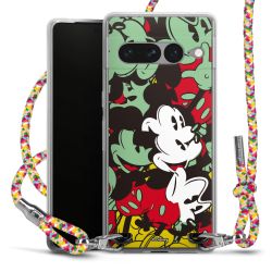 New Carry Case Transparent Stoff colourful/silber