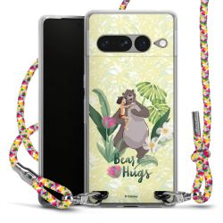 New Carry Case Transparent Stoff colourful/silber