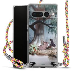 New Carry Case Transparent Stoff colourful/silber