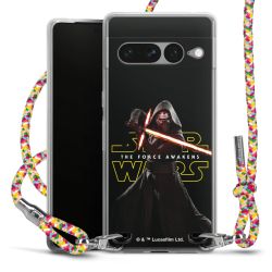 New Carry Case Transparent Stoff colourful/silber