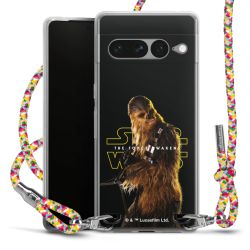 New Carry Case Transparent Stoff colourful/silber