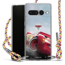 New Carry Case Transparent Stoff colourful/silber